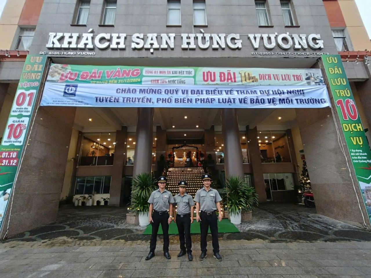 Khach San Hung Vuong Quang Ngai Hotel Bagian luar foto